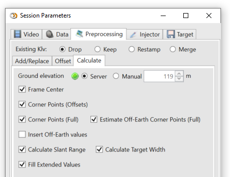 Corner point calculation