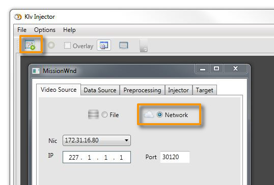 Network video source