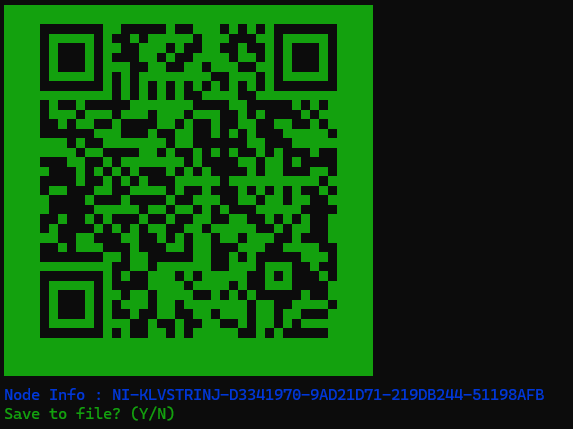 NodeInfo QR