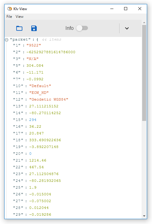 JSON View (brief)