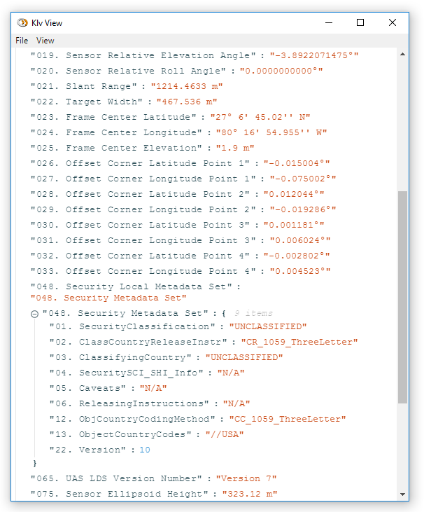 JSON View (brief)