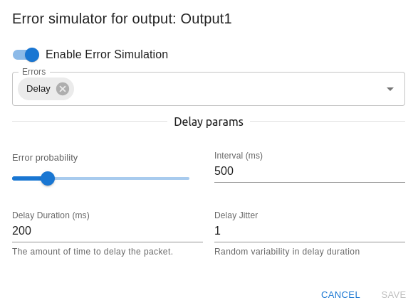 Packet delay