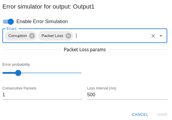 Packet loss