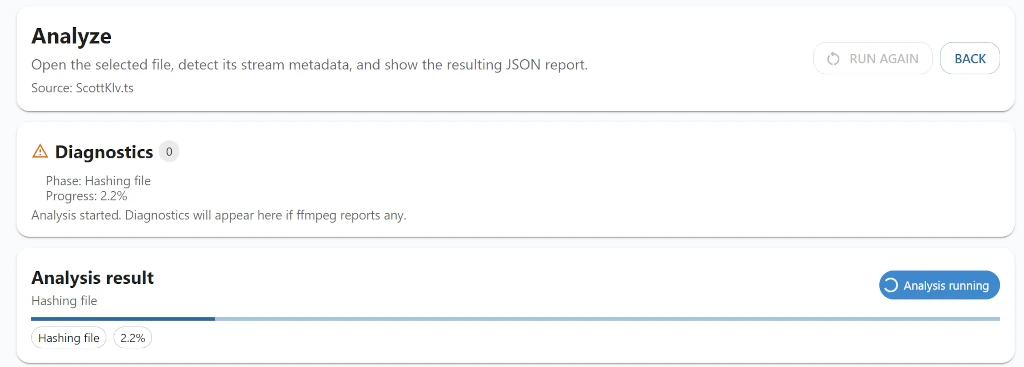 Analyze file