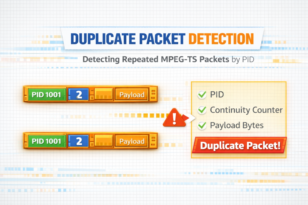 Duplicate packet illustration