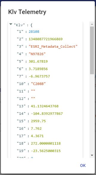 MISB 601 Klv metadata