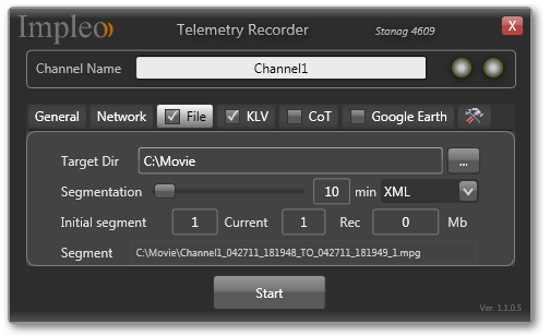 Goedaardig Behandeling melodie STANAG TS Stream Recorder / KLV / CoT – ImpleoTV